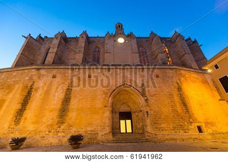 Ciutadella Menorca Cathedral in Ciudadela at Balearic islands