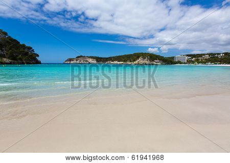 Menorca Cala Galdana Beach in Ciutadella at Balearic islands