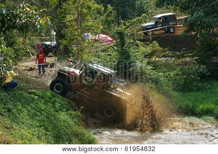Racer Offroad At Terrain Racing Car Competition