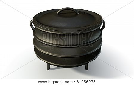Potjiekos Pot Black