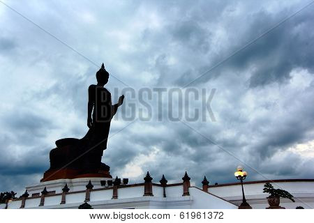 Silhouette Buddha Image