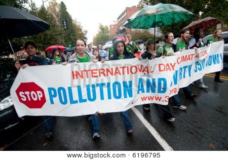 Zmiana klimatu Protest