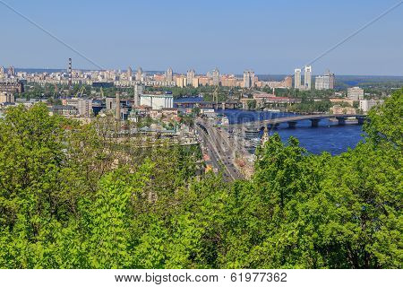Panorama Of Kiev, Ukraine.