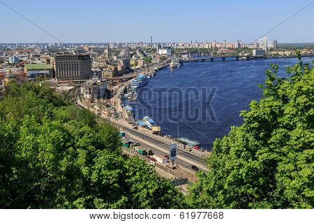 Panorama Of Kiev, Ukraine.