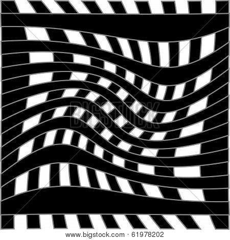 Optical illusion background