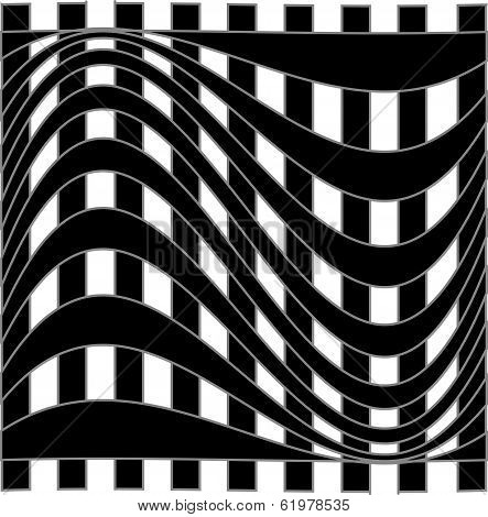 Optical illusion background