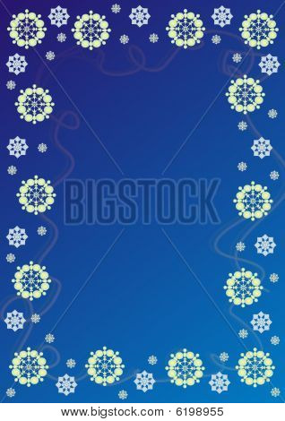 New year's blau-frame