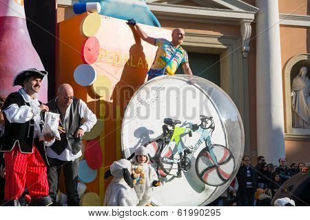 Costumed People In Carnival