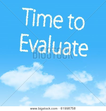 Cloud Icon With Design On Blue Sky Background