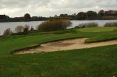 einige Bunker auf dem Golfplatz