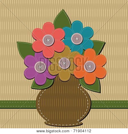 scrapbook bouquet of flowers