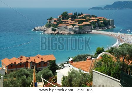 Sveti Stefan peninsule, Karadağ kıyı şeridi