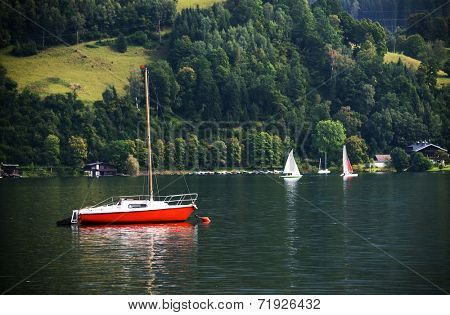Zeller Lake, Zell am See, Austria, Europe