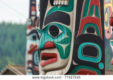 Totem pole at North America