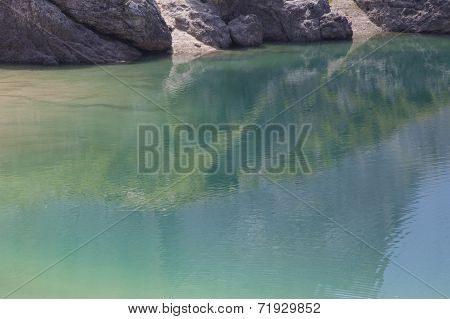 Coldai Lake, In The Dolomites
