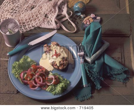 Grillezett tonhal W / Aioli mártással