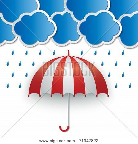 Raining Sky Background