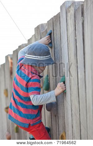 Kid Climbing