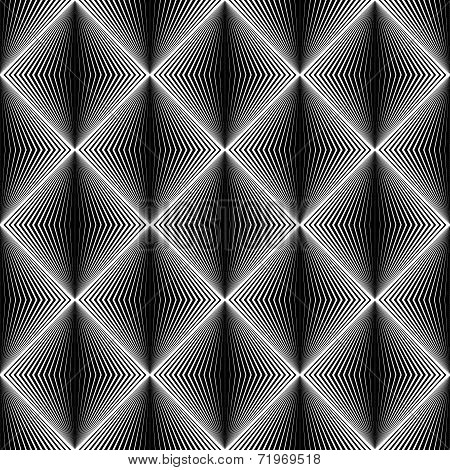 Design Seamless Diamond Trellised Pattern