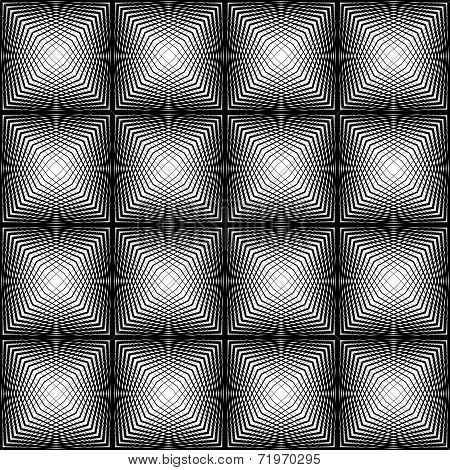 Design Seamless Square Trellised Pattern