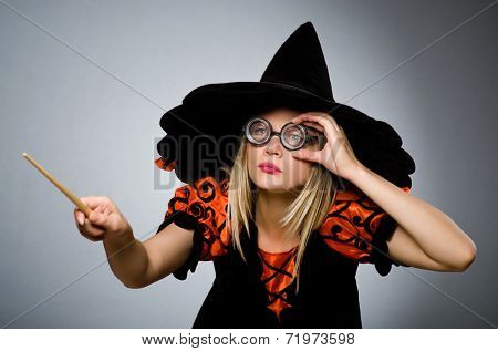 Witch doing her dirty tricks 