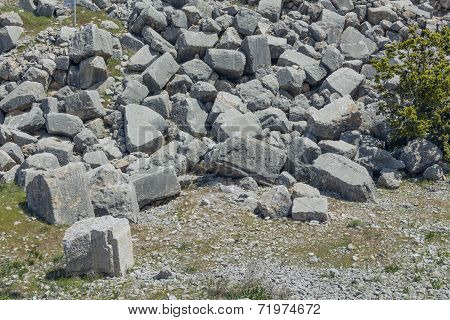 Ancient fortress in Israel Nimrod.