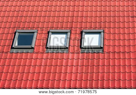 Roof Tile With Skylights