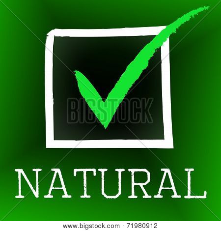 Natural Tick Represents Yes Passed And Pass