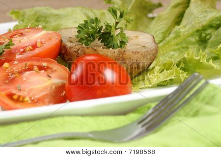 plantaardige salade