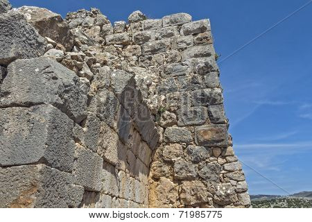 Ancient fortress in Israel Nimrod.