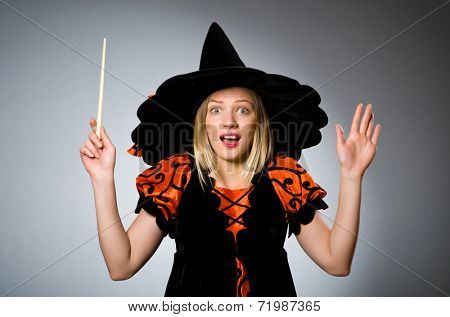 Witch doing her dirty tricks 