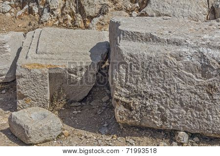 Ancient fortress in Israel Nimrod.