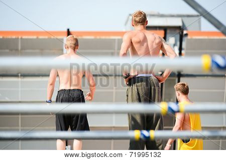 Three Boys Shirtless