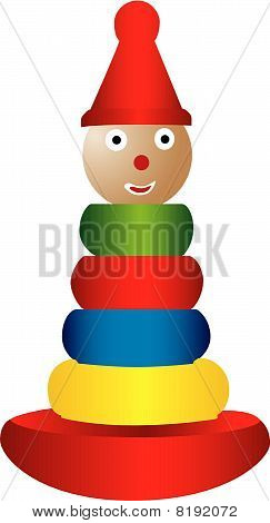 Stacking toy illustration