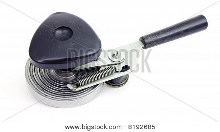 The Machine For Hermetic Sealing Of Canned Food