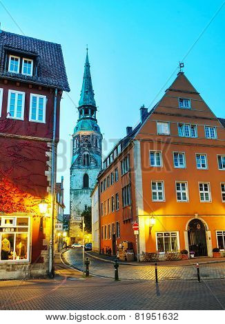 Old Town Of Hanover At Night