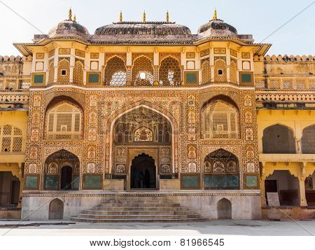 Ganesh Pol At Amber Palace