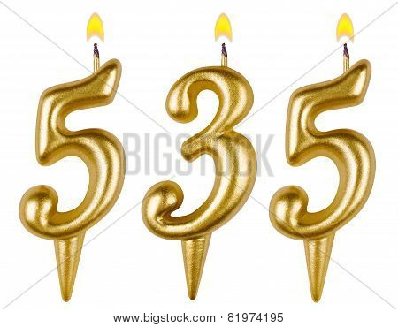 Candles Number Five Hundred Thirty-five
