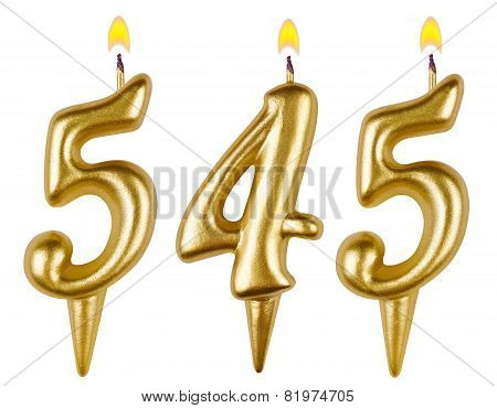 Candles Number Five Hundred Forty-five