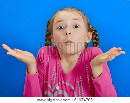 young cheerful girl
