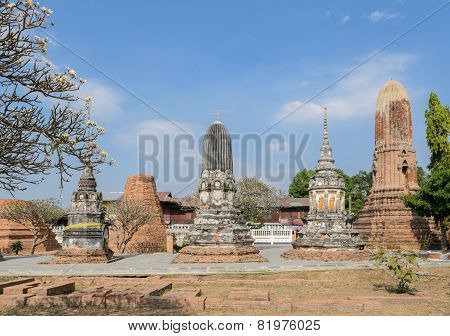 Ancient Buddhist Pagoda In Thailand