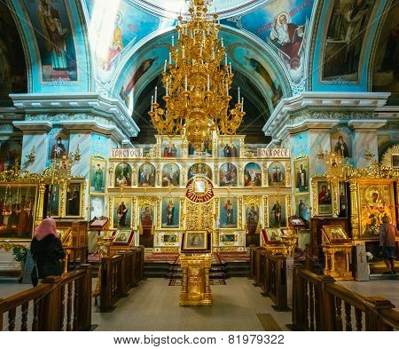 Interior Of Belarussian Orthodox Church Cathedral of St. Peter a
