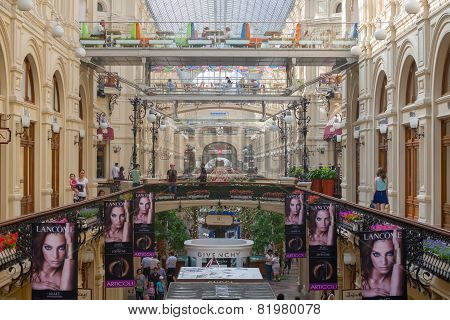 Balconies, Posters And People In Gum Store