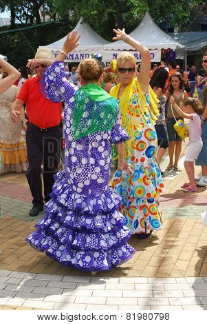 Flamenco dancers, Marbella.
