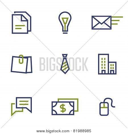 stock and market symbol line icon on white background vector