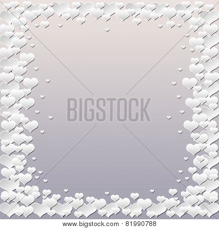 Hearts Weddings Background