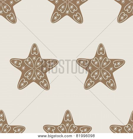 Christmas Star Cookie Pattern