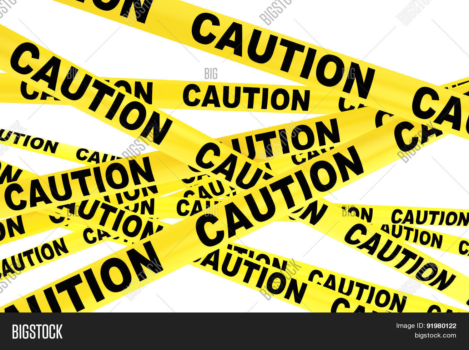 Caution Yellow Tape Image & Photo (Free Trial) Bigstock