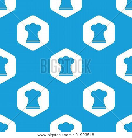 Chef hat hexagon pattern