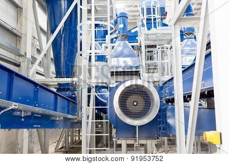 Waste Plant Inside Process Storage Methane Oil Organic